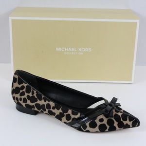 Michael Kors Collection Joey Fawn Cheetah Flats